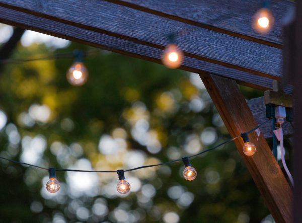 Solar lampen in de tuin